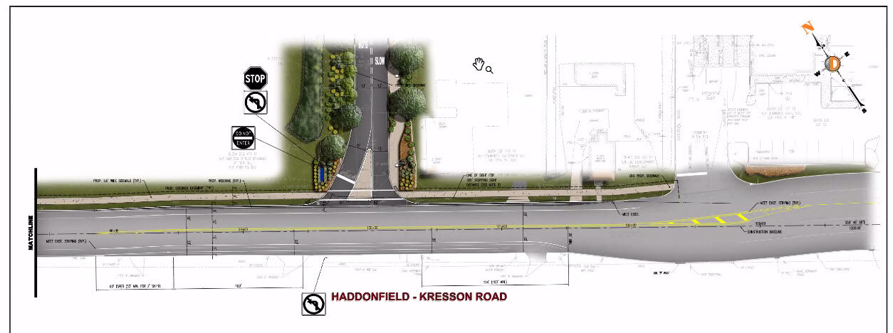 NEW DRIVEWAY PLAN FOR KRESSON AND WAWA